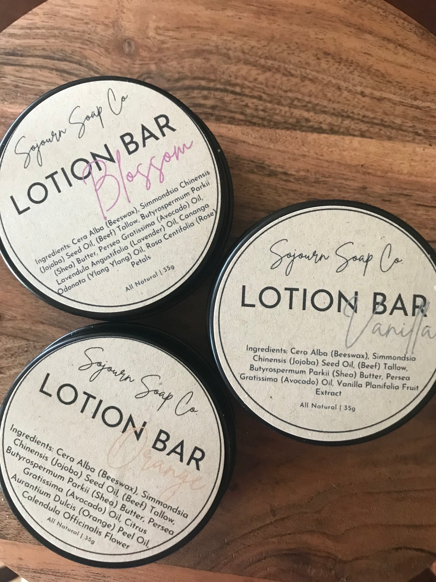 Solid Lotion Bar