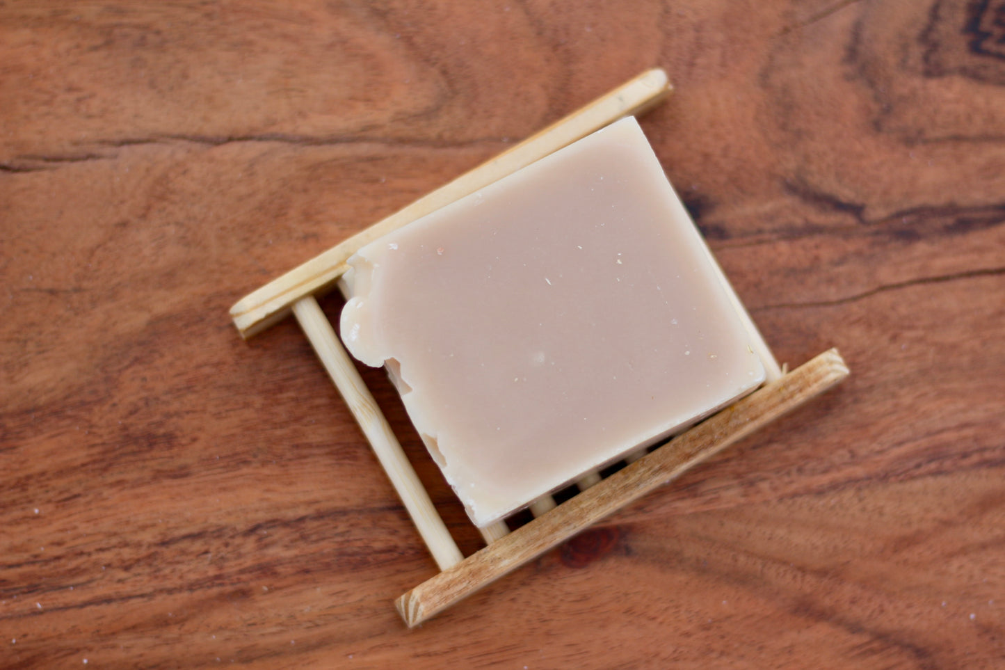 Honey & Beeswax All-Natural Handmade Tallow Soap No Label Front View