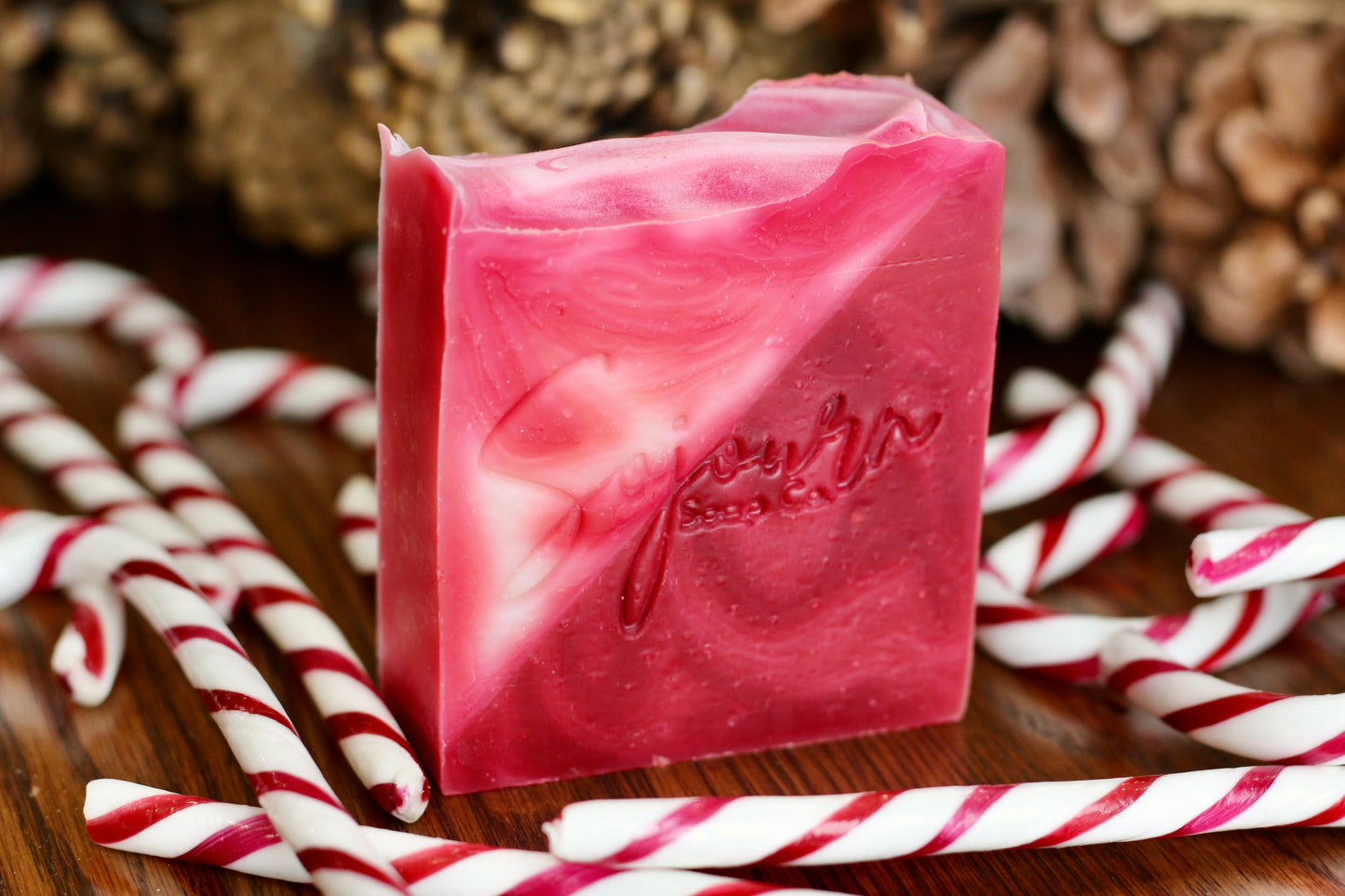 Candy Cane Soap