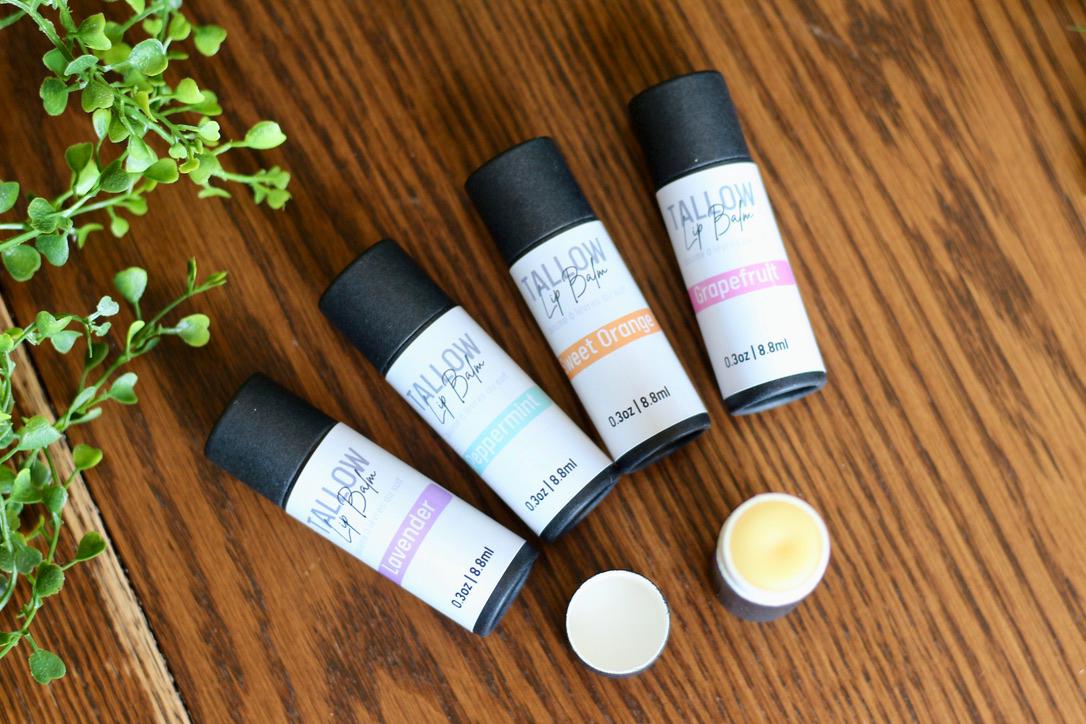 Tallow Lip Balm with Essential Oils | All Natural | Made in Canada