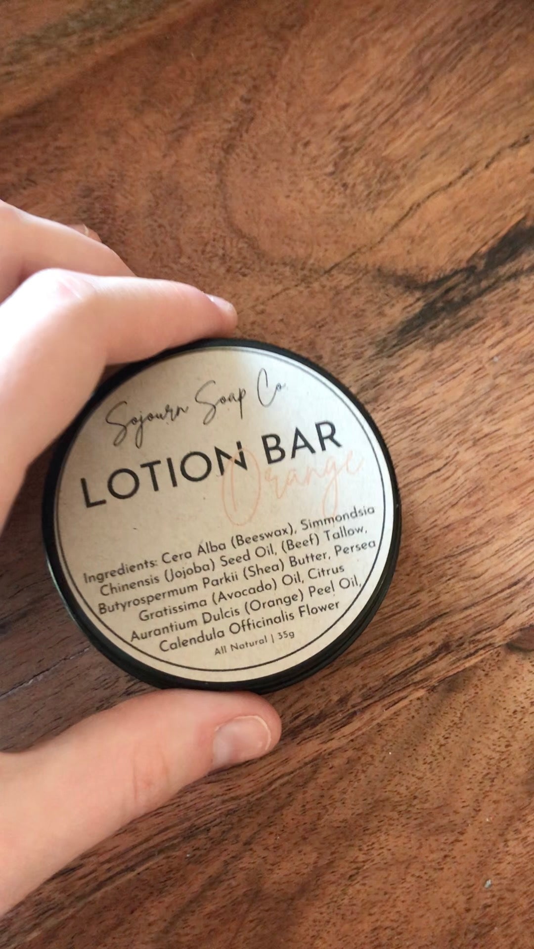 Solid Lotion Bar