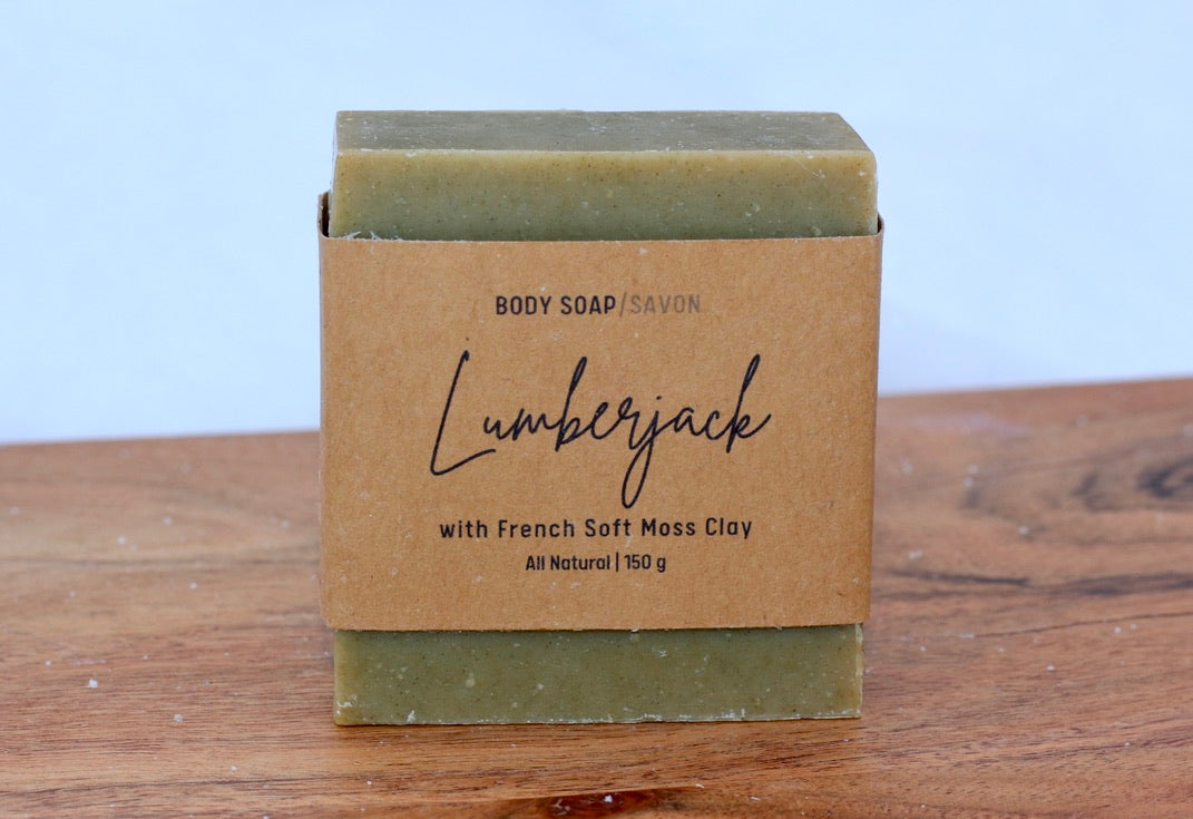 Lumberjack All-Natural Handmade Men's Tallow Soap Front View