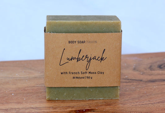 Lumberjack All-Natural Handmade Men's Tallow Soap Front View