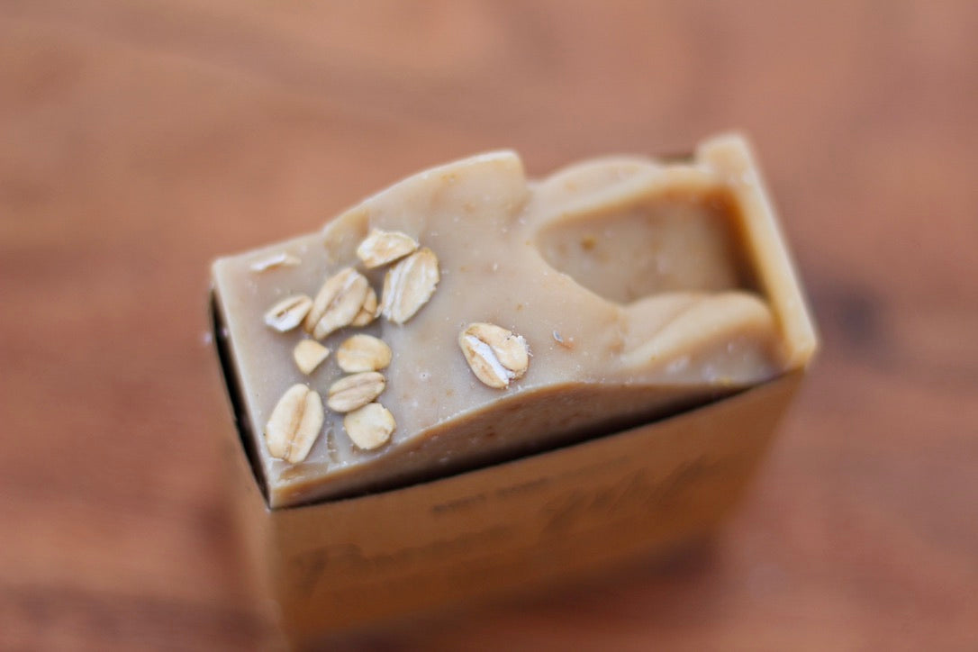 Banana Muffin All-Natural Handmade Soap Top View