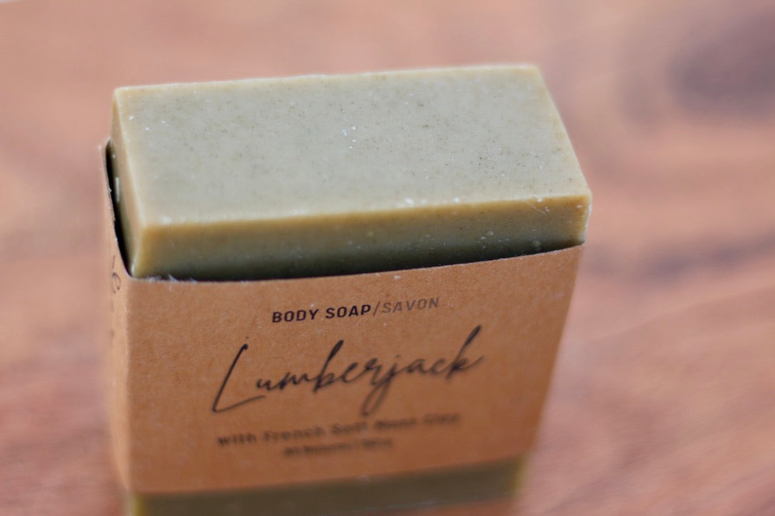 Lumberjack All-Natural Handmade Men's Tallow Soap Top View