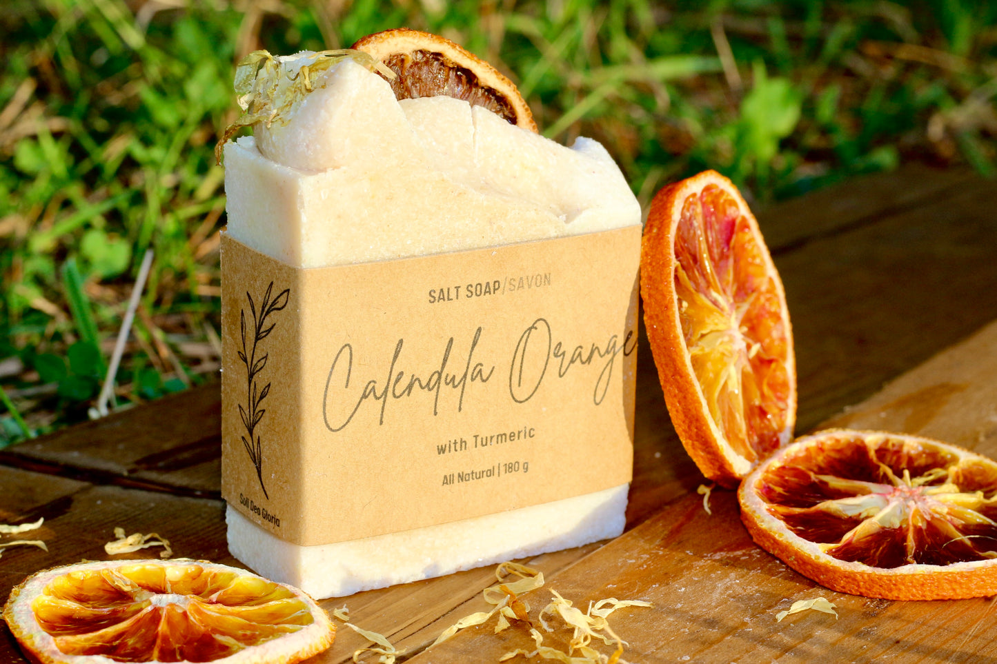 Calendula & Orange Salt Soap