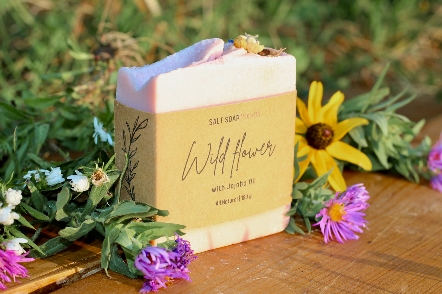 Wild Flower Salt Soap