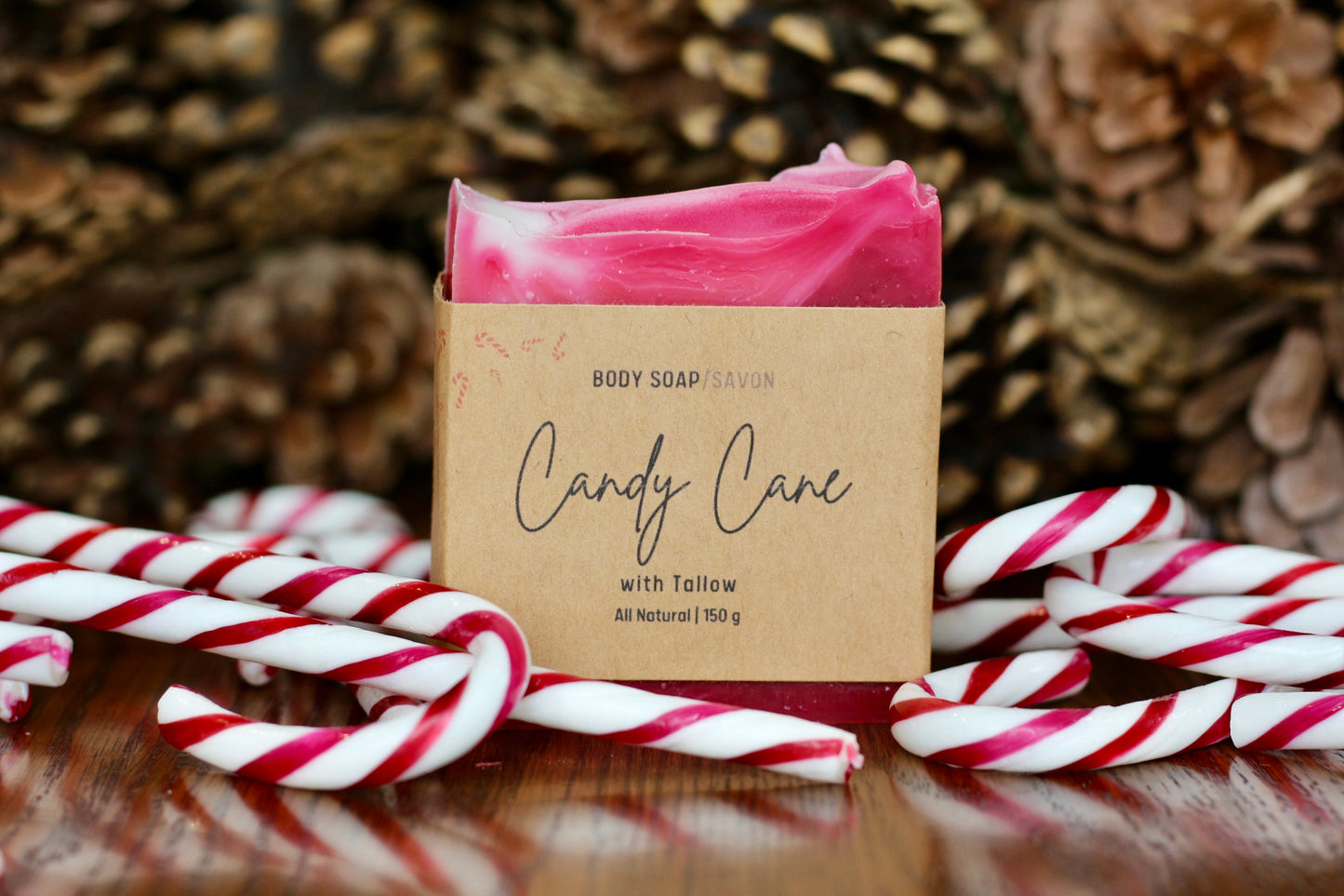 Candy Cane Soap