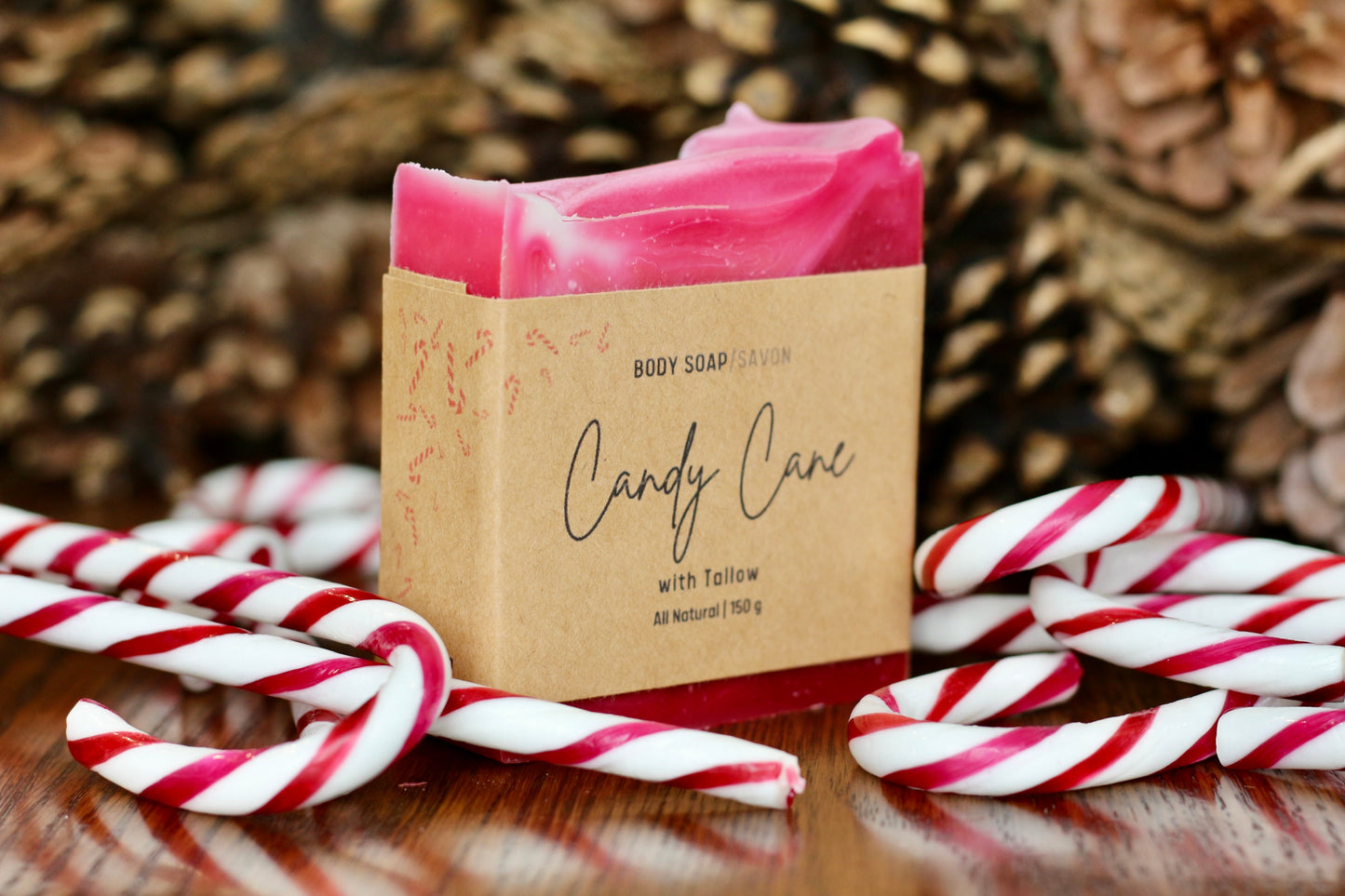 Candy Cane Soap