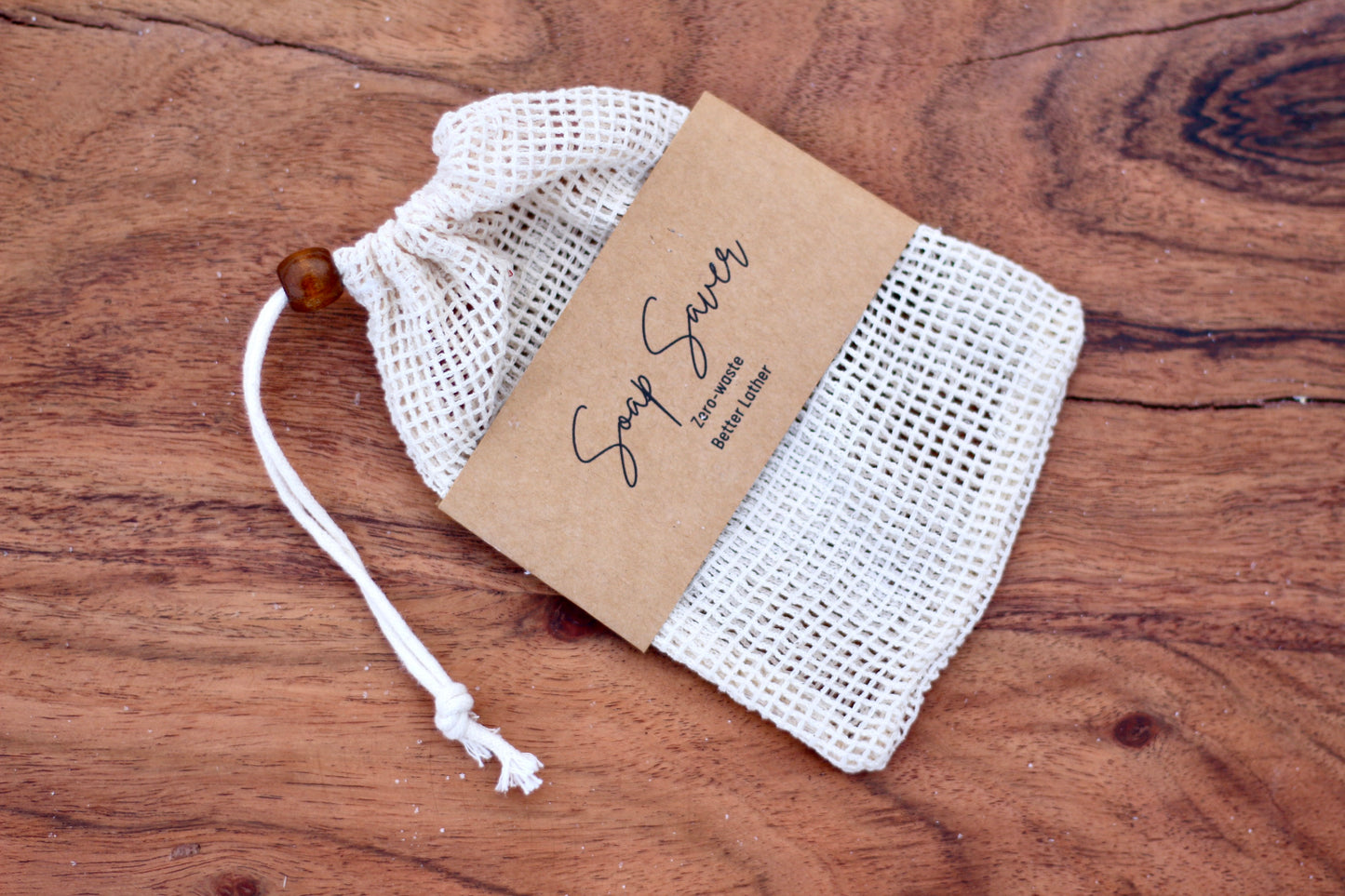 Cotton Soap Saver Bag for All-Natural Handmade Soap