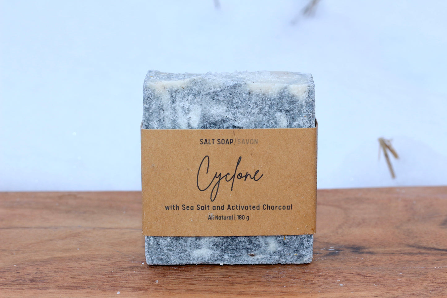 Cyclone All-Natural Handmade Sea Salt Men's Soap Front View