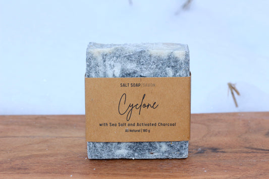 Cyclone All-Natural Handmade Sea Salt Men's Soap Front View