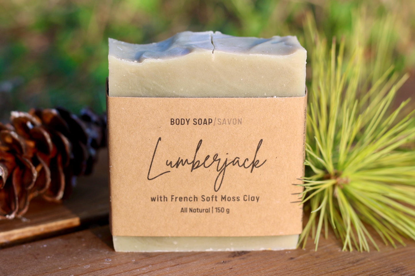 Lumberjack Soap | All Natural Made in Canada Soap | Refreshing Cedarwood and Fir Essential Oil