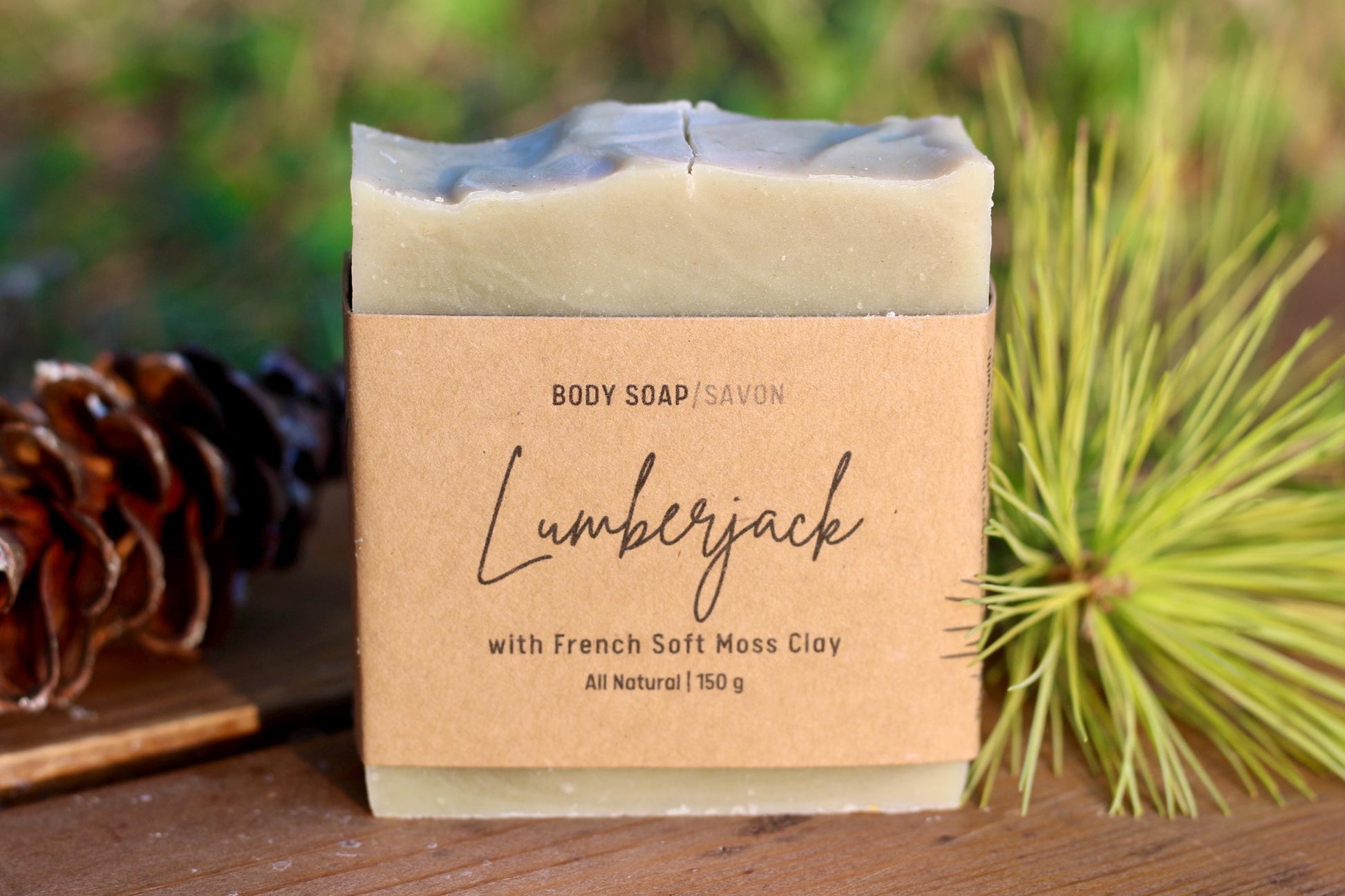 Lumberjack Soap | All Natural Made in Canada Soap | Refreshing Cedarwood and Fir Essential Oil