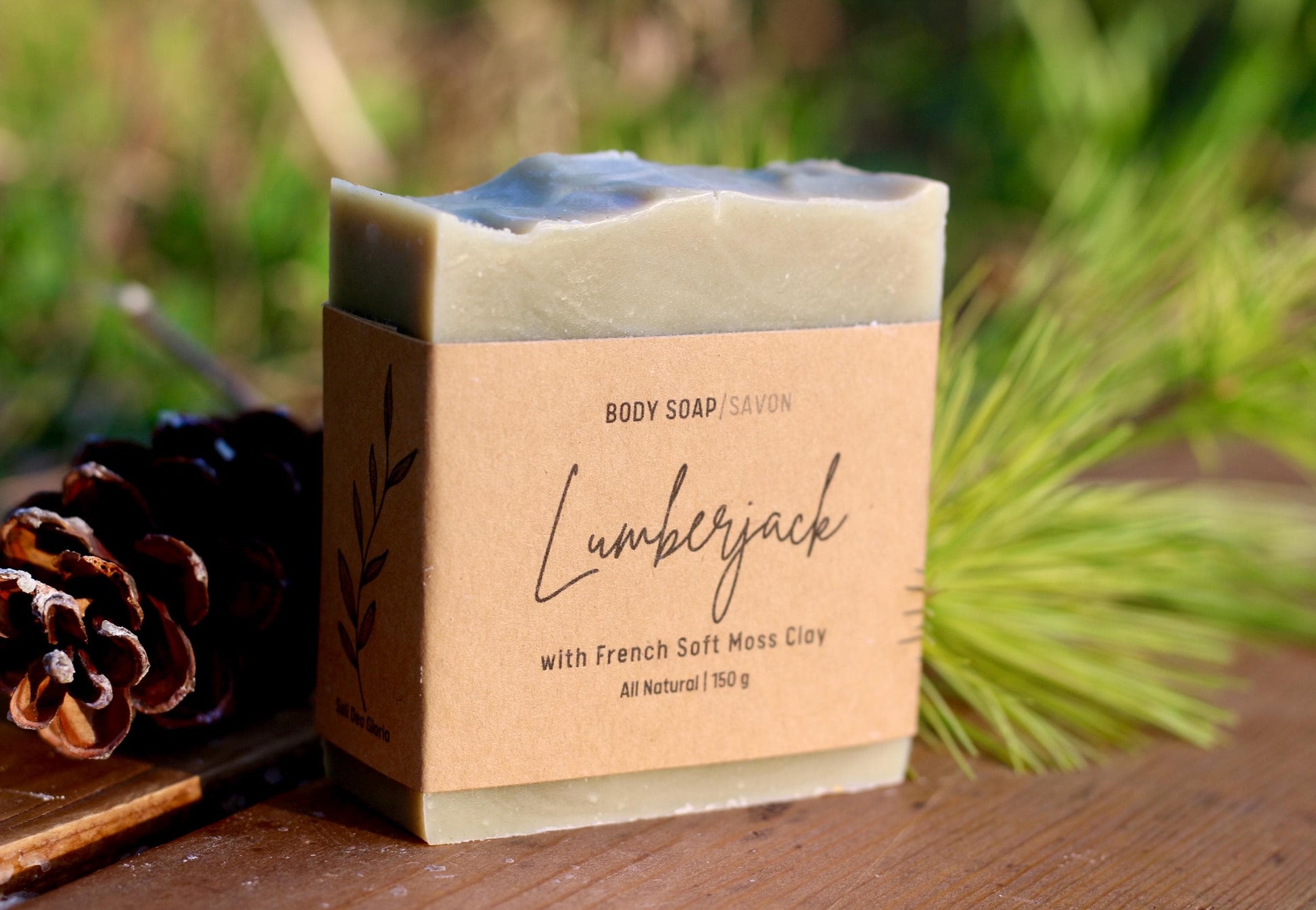 Lumberjack Soap | All Natural Made in Canada Soap | Refreshing Cedarwood and Fir Essential Oil
