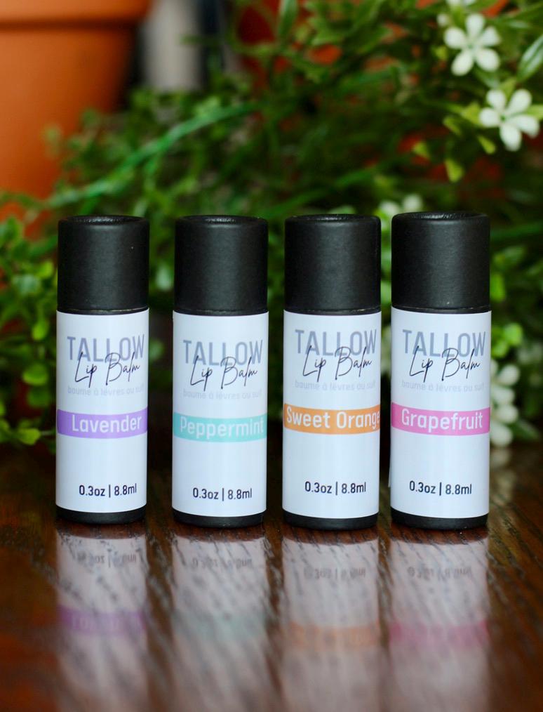 Tallow Lip Balm with Essential Oils | All Natural | Made in Canada