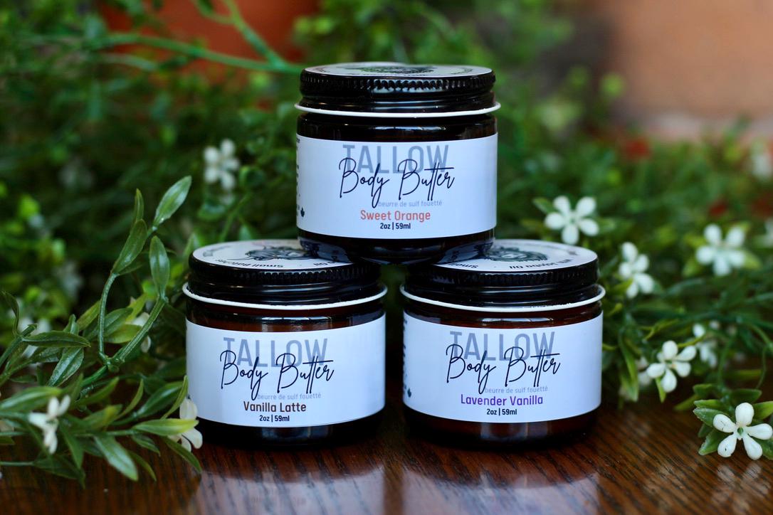 Grass Fed Tallow Body Butter | Tallow Balm | All Natural Made in Canada with Essential Oils